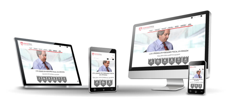 WordPress Deluxe. Referencias. QUINTANA Fiscal. Website corporativo. Responsive