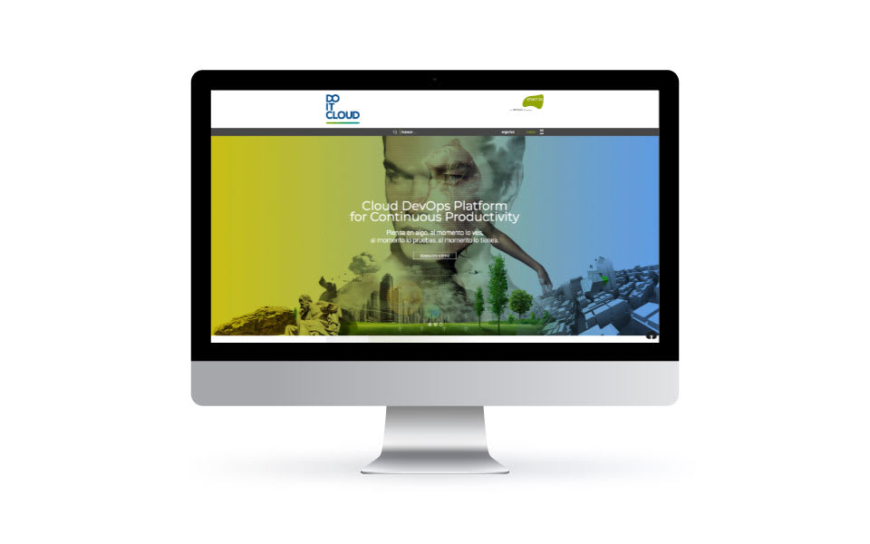 WordPress Deluxe. Referencias. everis Cloud. Website comercial. Desktop